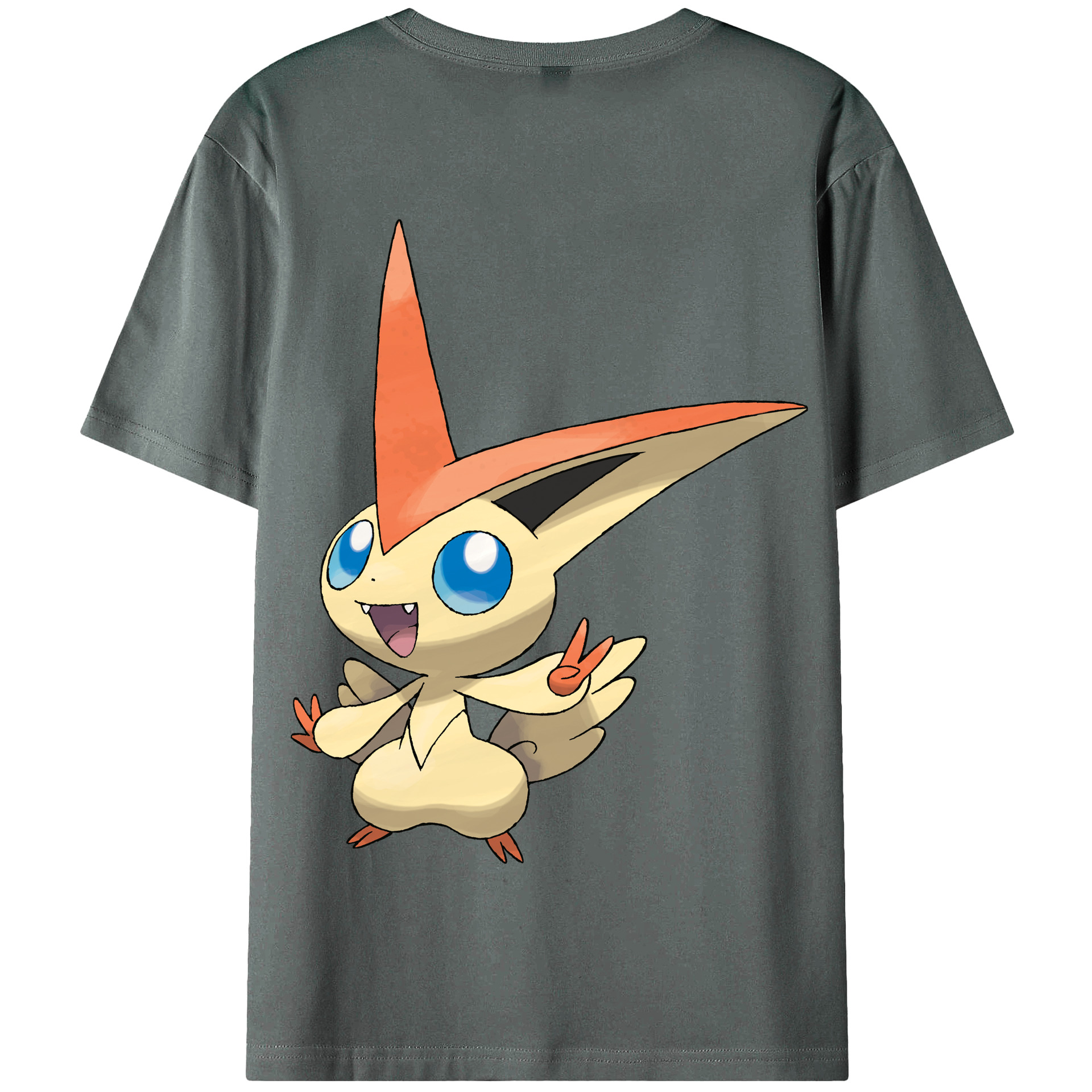 （画像用） ポケットモンスター Pokémon 綿100％半袖Tシャツ（背面プリント）